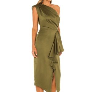 Revolve - Blakely Dress in Olive by Elliatt